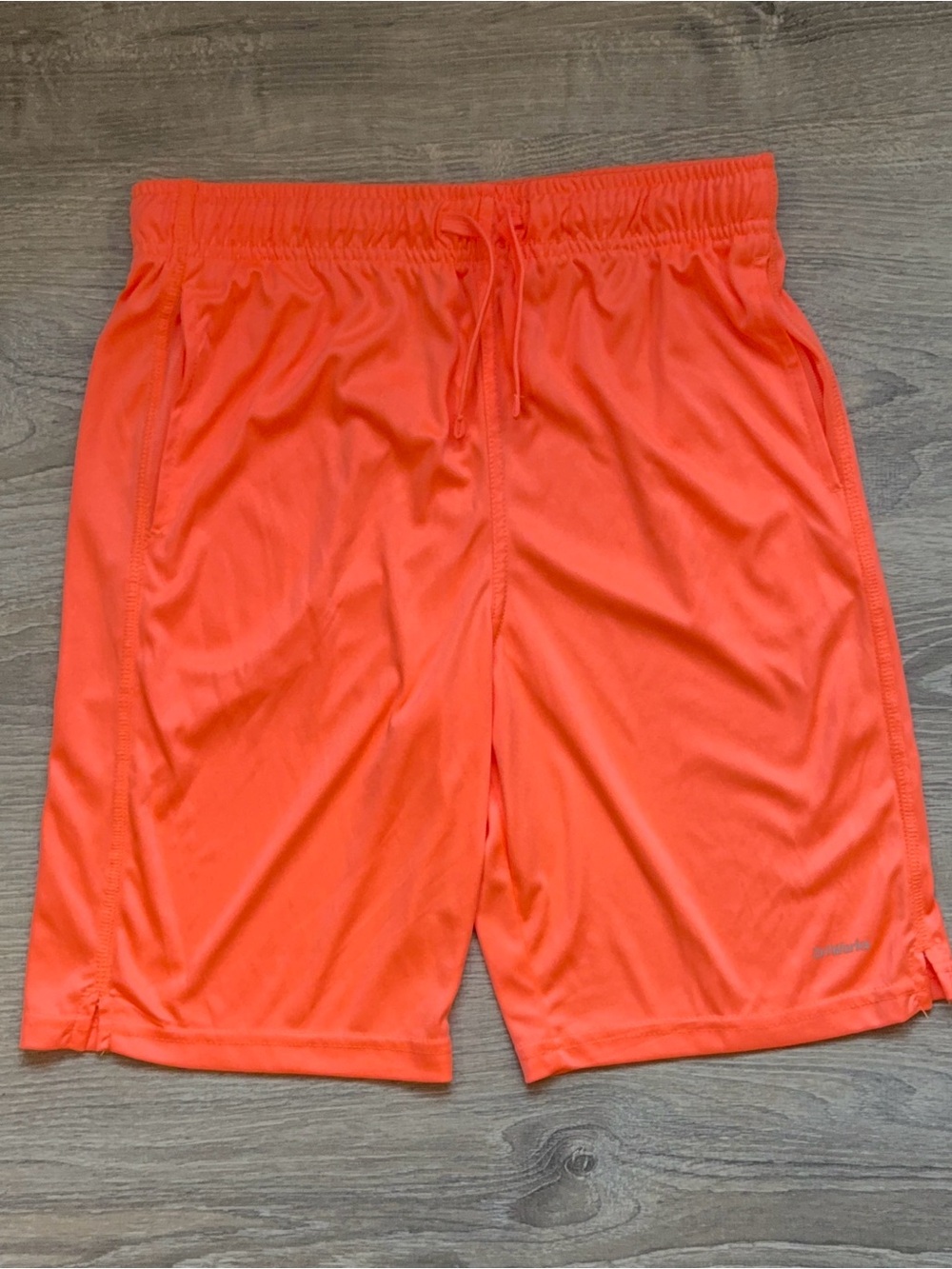 Athletic Works DriWorks Boys XL (14/16) Bright Orange Performance Shorts